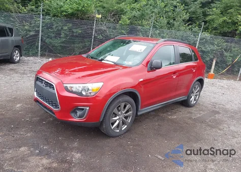 2013 Mitsubishi Outlander Sport Le from USA, damaged, VIN 4A4AR5AU5DE020464